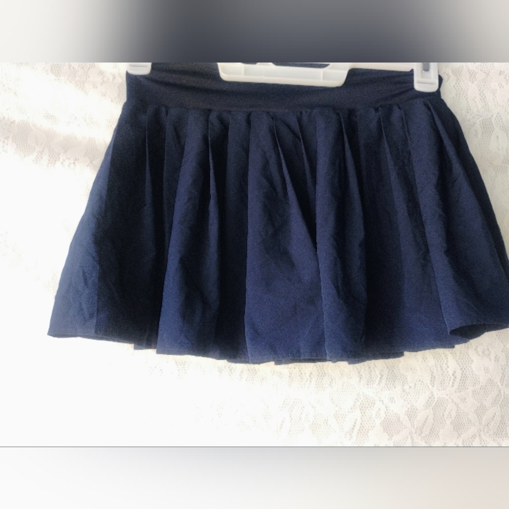 Navy Women's Athletic Skirt Navy Blue Sz XL 14/16 ISO - Picture 2 of 4